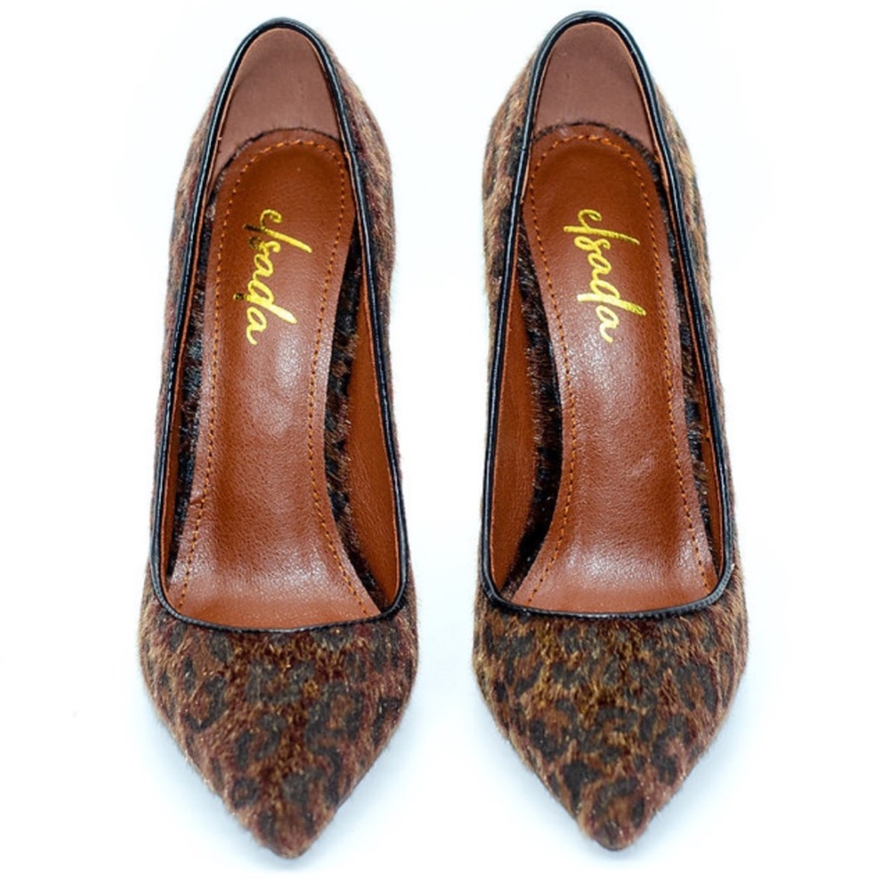ElSada Vegan Leopard Pump (NWT) Size 7.5